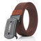 TUSHI 125cm x 3.4cm Punch Free Automatic Quick Release Buckle Tactical Belt Casual Belts
