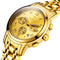 STRYVE S9601 Luminous Display Fashion Stainless Steel Strap Zinc Alloy Case 24hours Display Men Quartz Watch