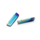 Drillpro 10pcs HRC45 Blue Nano MGMN150-G 1.5mm Carbide Insert for MGEHR/MGIVR Turning Tool Holder
