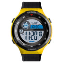 SKMEI 1465 50M Waterproof Countdown Outdoor EL Light Sports Digital Watch Men Wrist Watch
