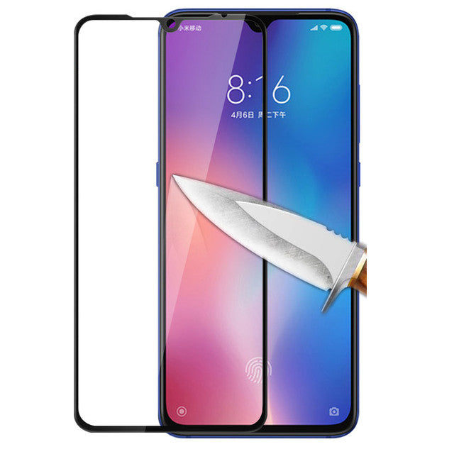 5 PCS BAKEEY Anti-Explosion Full Cover Full Gule Tempered Glass Screen Protector for Xiaomi Mi9 / Mi 9 Transparent Edition