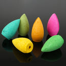 130Pcs/Bag Backflow Incense Cones Mix Fragrance Home Furnace Burner Fragrant Incense