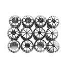 12pcs ER16 Spring Collet Set 1/32 to 3/8 Inch Chuck Collet For CNC Milling Lathe Tool