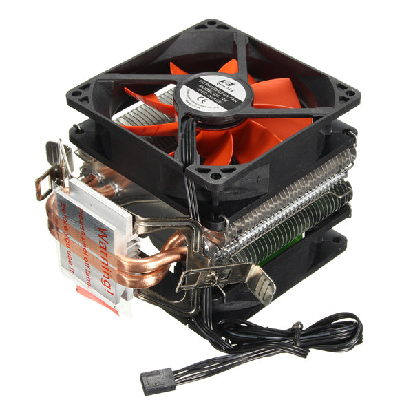 3 Pin Dual Fan CPU Cooler Heat Sink For Intel LGA775/1150/1155 AMD AM2/AM2+/AM3