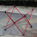 IPRee 2216.514.5inch Aluminium Alloy Camping Lightweight Picnic BBQ Square Folding Table