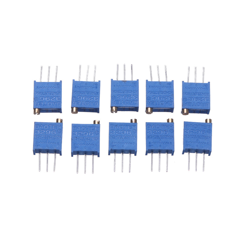 50pcs 3296W 10K ohm Trimpot Trimmer Potentiometer