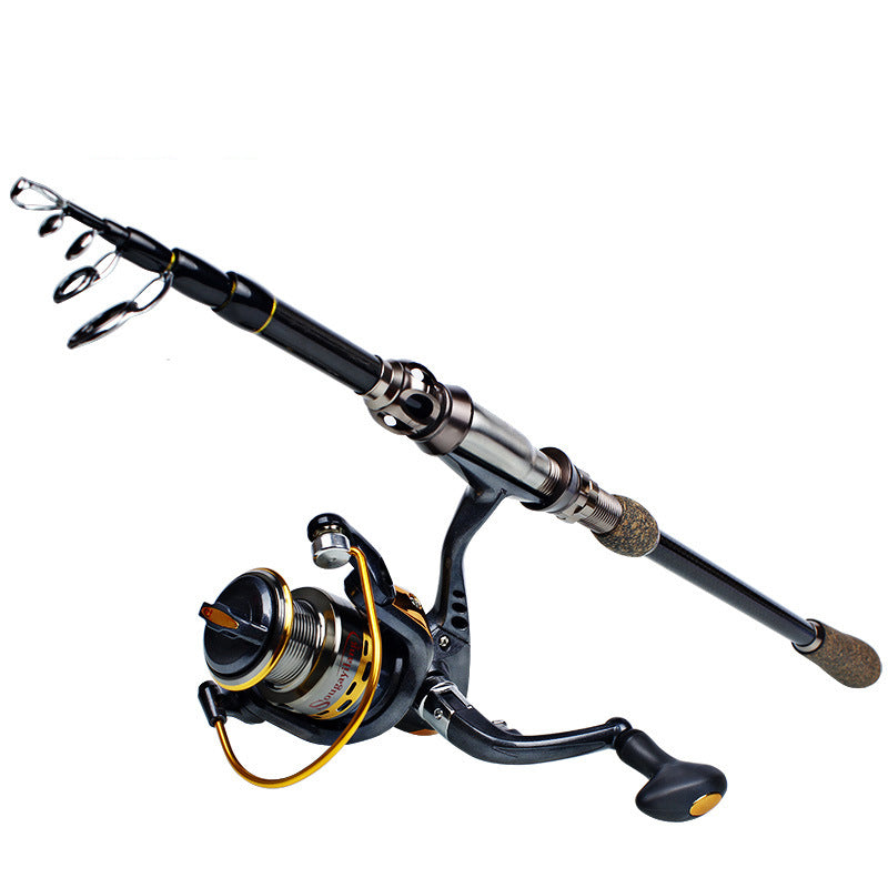 ZANLURE 1.8-2.7m Carbon Fiber Telescopic Spinning Fishing Rod Ultra Light Sea Lure Fishing Rod
