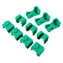 10Pcs Green Silicone Case for Hotend Heating Block Protective Cover 280 for 3D Printer