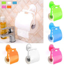 Toilet Paper Holder Suction Cup Tissue Roll Stand Bathroom Rack