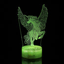 3D Night Light  Remote Control Home Decor Table Bedroom Sleeping Lamp Kid Gifts