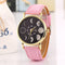 Solar Moon Phase Lunar Eclipse Unisex Watch Leather Strap Quartz Watch for Women Men