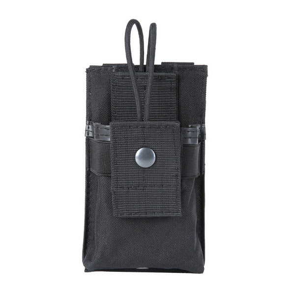 Bakeey Double-layer Sport Storage Pouch Multifunctional Outdoor Military Tactical Backpack Walkie Talkie Bag Hanging Bags Camping Hike Pouch Cell Phone Bag