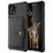 Luxury Armor Magnetic Adsorption Multi Card Slots Stand PU Leather Shockproof Wallet Protective Case for iPhone 11 / Pro / Pro Max