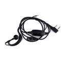 2 PIN PTT Earpiece Headset Earphone Mic For BAOFENG 888S UV5 Two-way Radio Walkie Talkie