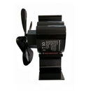 Fireplace Fan 4-Blade Heat Powered Stove Fan for Wood Log Burner Ultra Quiet Warm Air Eco-Friendly Fan