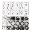 Suleve MXMR1 300Pcs 3-32mm Assorted External Circlip Snap Ring C-Clip Repairs Parts Case Box