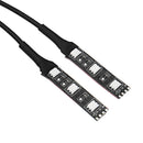 Pair bluetooth APP Control 5050 RGB LED Demon/Angel Eyes Lights for Offroad Headlight Retrofit
