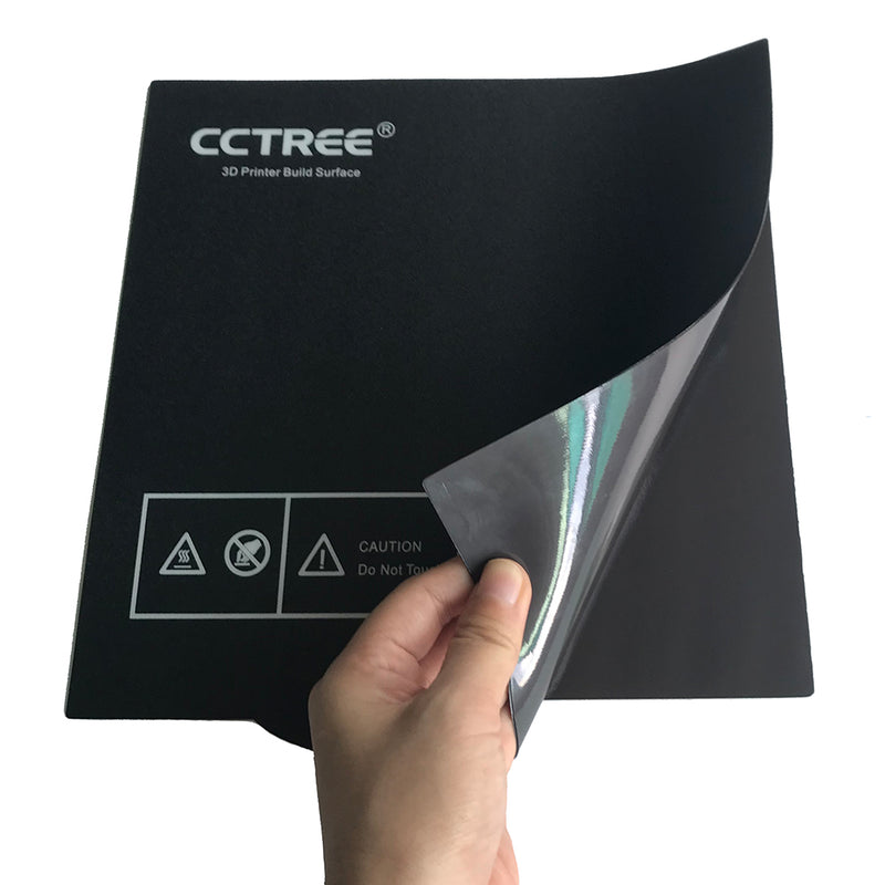 CCTREE 235*235mm Flexible Magnetic Heated Bed Sticker Cmagnet Build Surface Plate With Back Glue for Ender-3 3D Printer