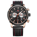 MINI FOCUS MF0010G Business Style Men Wrist Watch Luxury Leather Strap Quartz Watches