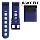 26mm Silicone Replacement Strap Watch Band for Garmin Fenix 3/Fenix 3 HR/Fenix 5x