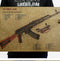 Art Gun Poster  Pour Bar Pub Decoration Murale Mitraillette Home Decor