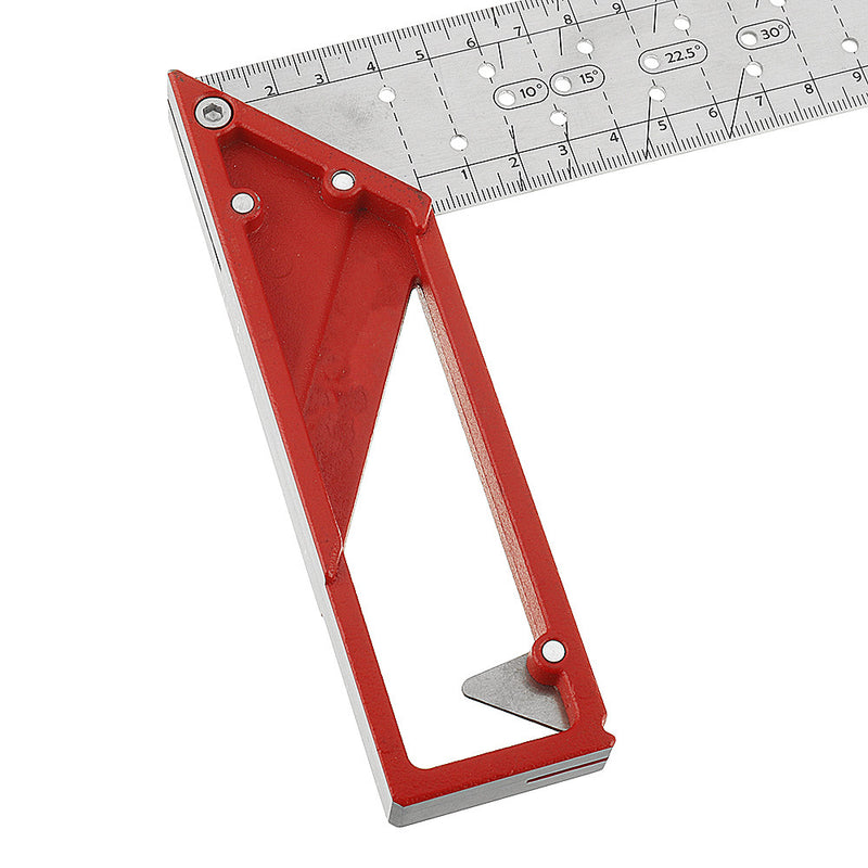 25-45cm Stainless Steel Precision Woodworking Square 90 Degree Angle Ruler Metric