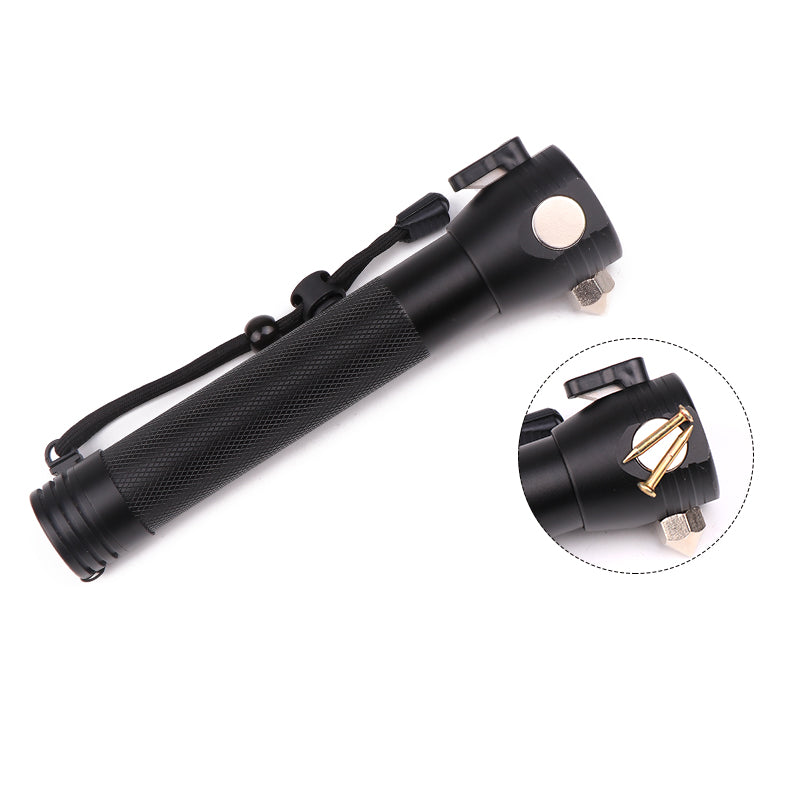 XANES 1290A XPE White Light + Red Light USB Rechargeable Flashlight Built-In 1800mAh Battery Mini LED Flashlight