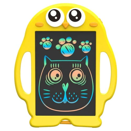 8.5 Inch Cartoon Writing Pad Tablet LCD Kid Drawing Board Yellow