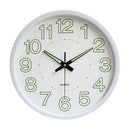 12 Inch Luminous Silent Quartz Wall Clock For Indoor Outdoor Glow In The Dark