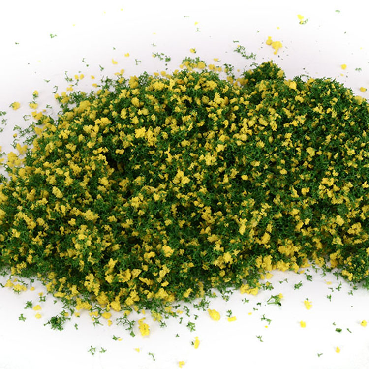 DIY Handmade Building Model Material Grass Tree Sponge Powder Green Yellow Mixture Pollen