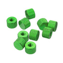 Suleve M4AN5 10Pcs M4 Blind Hole Thread Aluminum Alloy Knurled Thumb Nut Hand-Tight Screw Nut Multi-Color