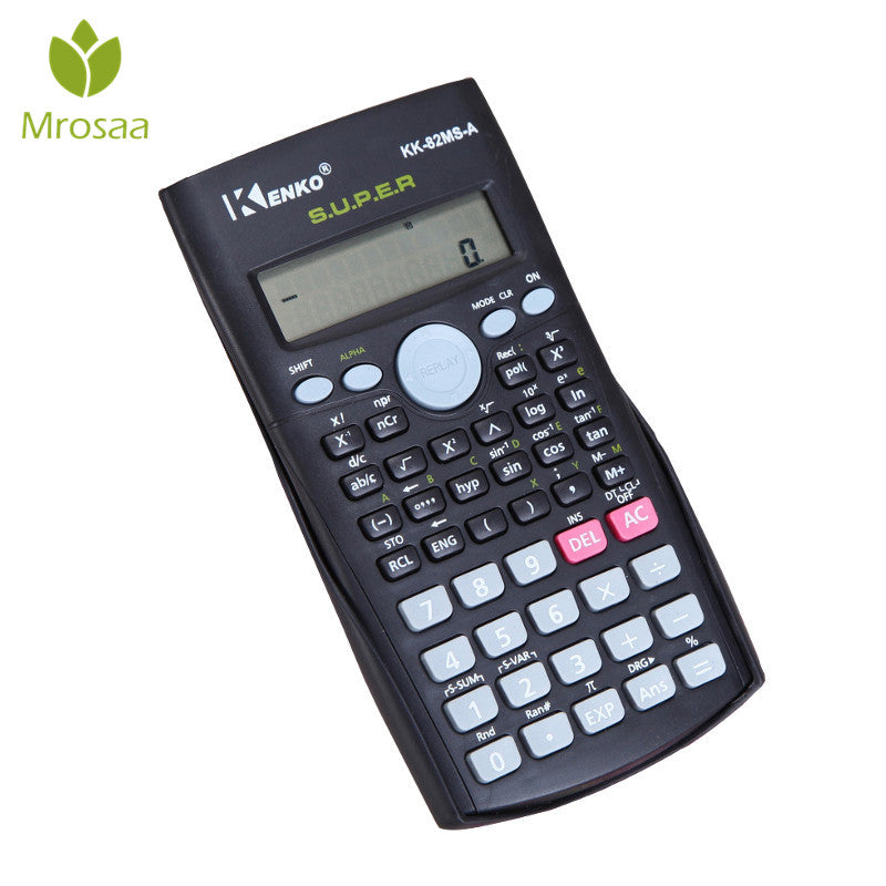 Handheld Multi-function 2 Line Display Scientific Calculator 82MS-A Portable Multifunctional Calculator For Mathematics