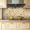 Retro Self-adhesive Wall Sticker Home Tiles Floor Background Kitchen PVC Anti-oil Wall Stickers