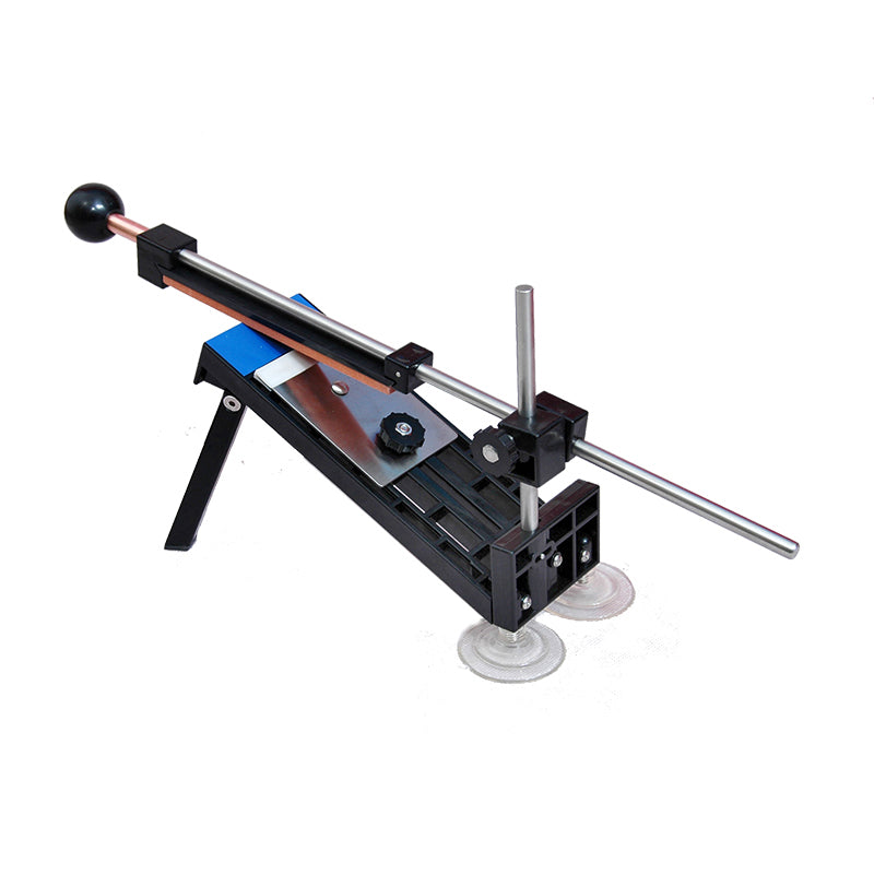 KCASA Iron Steel Sharpener Metal Fixed-angle Grinder Sharpener System with 4 Stones Sharpen Stone