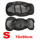 3D Motorcycle Scooter Seat Cover Net Breathable Protector Black