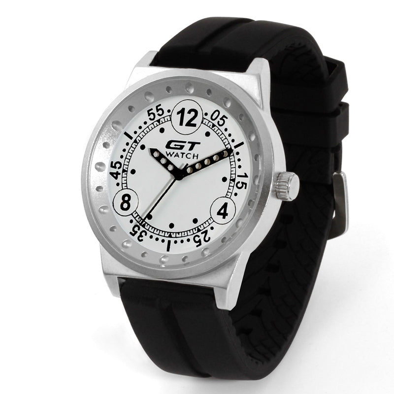 GT 006 Silica Gel Strap Car Racing Style Fashion Sport Casual Men Quartz Wrist Watch