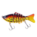 ZANLURE XY-238 5pcs/set 15.6g 10cm 7 Section Swimbait Hard Bait Fishing Lure Isca Artificial Lures