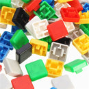 700pcs Square Mixed Color Tactile Button Caps Kit For 12x12x7.3MM Tact Switches