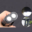 XANES DL04 1000LM Dual T6 Bike Headlight Rechargeable COB Front Light Phone Charging Power Bank