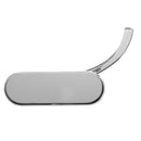 Motorcycle Sliver View Mirrors Mini Oval Left & Right Micro Rear For Harley Motor