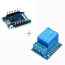 D1 mini V2.2.0 WIFI Internet Development Board + 1 Channel 5V Relay Module High Level Trigger