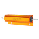 RX24 100W 30R 30RJ Metal Aluminum Case High Power Resistor Golden Metal Shell Case Heatsink Resistance Resistor