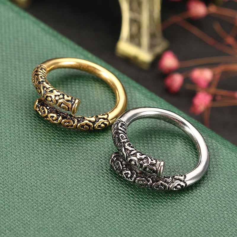 3mm Jingubang Men Cool Stainless Steel Ring Jewelry Journey to the West