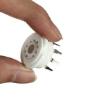 4pcs Gold 9pin Ceramic Vacuum Tube Socket Gilded Mount Valve Base Replacement Accessories For 12AX7 12AU7