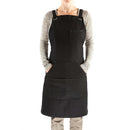 Heavy Duty Waxed Canvas Work Hobby Apron Large Pocket Fits Small to XXL Black