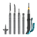 IPRee 6 In 1 Folding Camping Stick Aluminum Safety Walking Trekking Pole Alpenstock Cane Outdoor Hiking