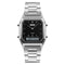 SKMEI 1220 Alloy Case 30M Waterproof Luminous Business Classic Quartz Digital Dual Display Watch