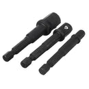 Drillpro 7pcs/12pcs Ratchet Wrench Socket Adapter Set Drive Socket Reducer Air Impact Adapter Wrench Extensor Rod