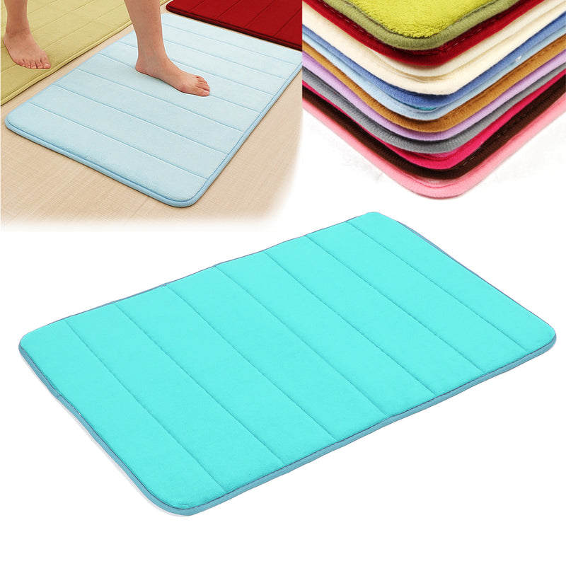 Anti-Slip Memory Foam Mat Absorbent Bath Bathroom Kitchen Floor Shower Carpet