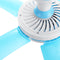Portable 5 Blades Mini Ceiling Fan W/ Remote Control Hanging Summer Cooler Gift Dia. 71cm